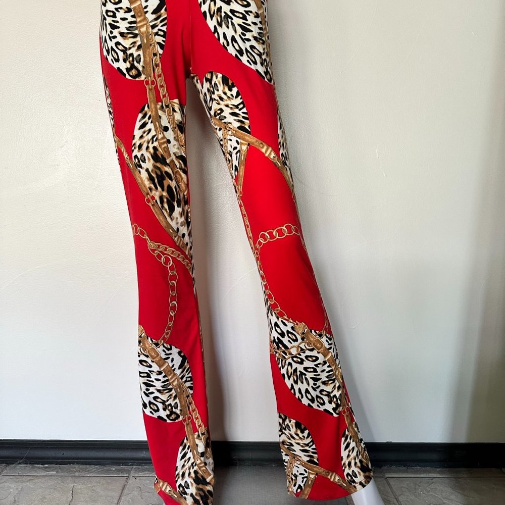 two piece animal print pants set - Picture 2 of 4